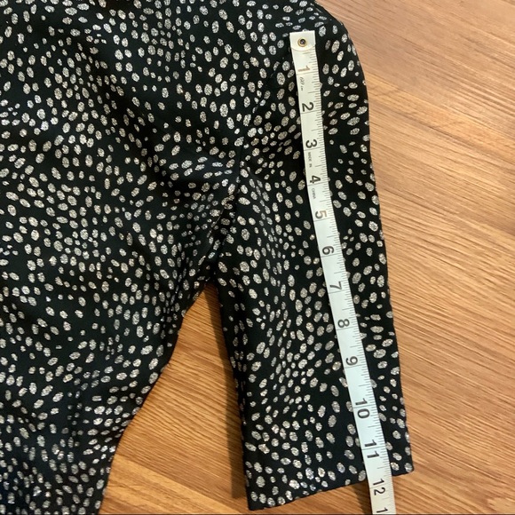 Alice + Olivia Inka Strong-Shoulder Mock Neck Black Dress NWT Size 0 - Picture 7 of 9